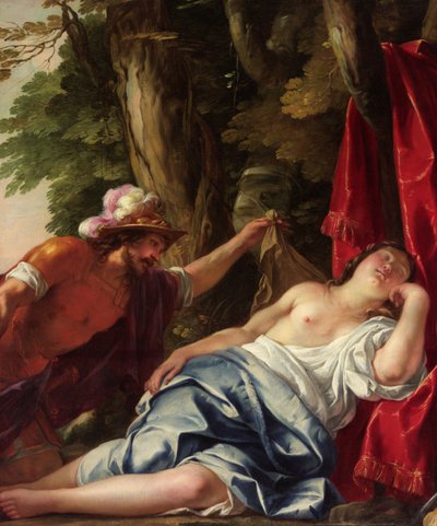 Mars and the Vestal Virgin by Jacques Blanchard